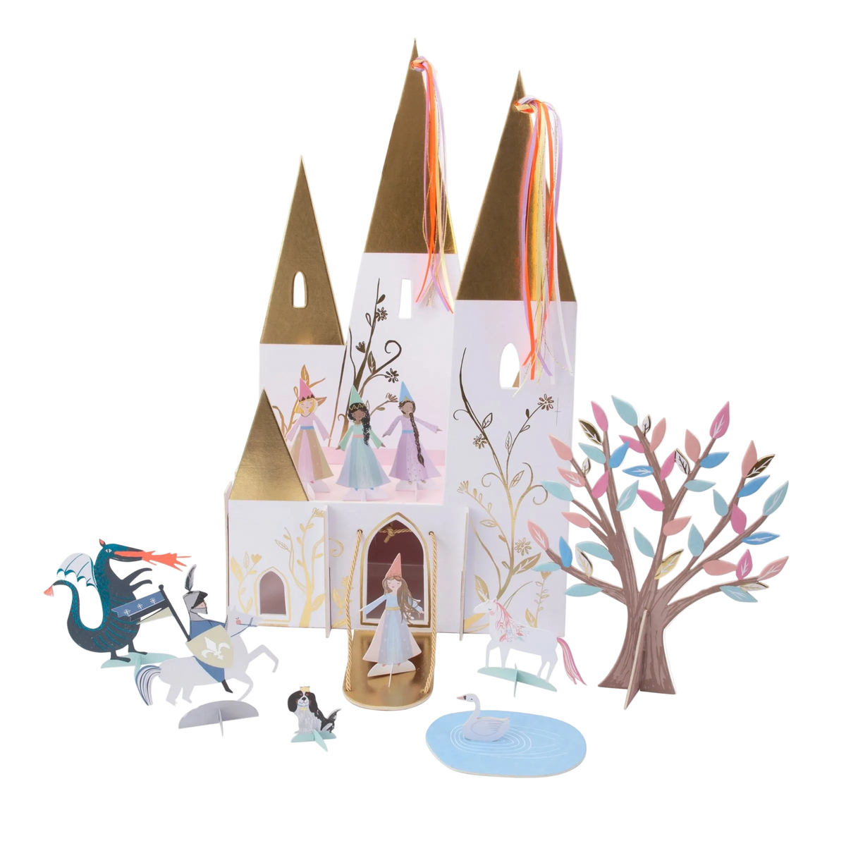 Centro de mesa mágico para princesas