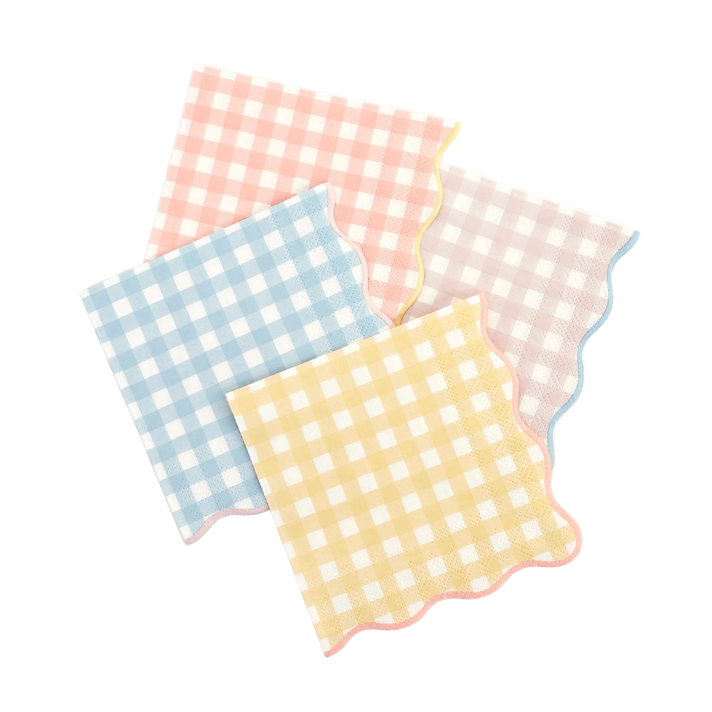 Servilletas Pequeñas Gingham (20 uds.)