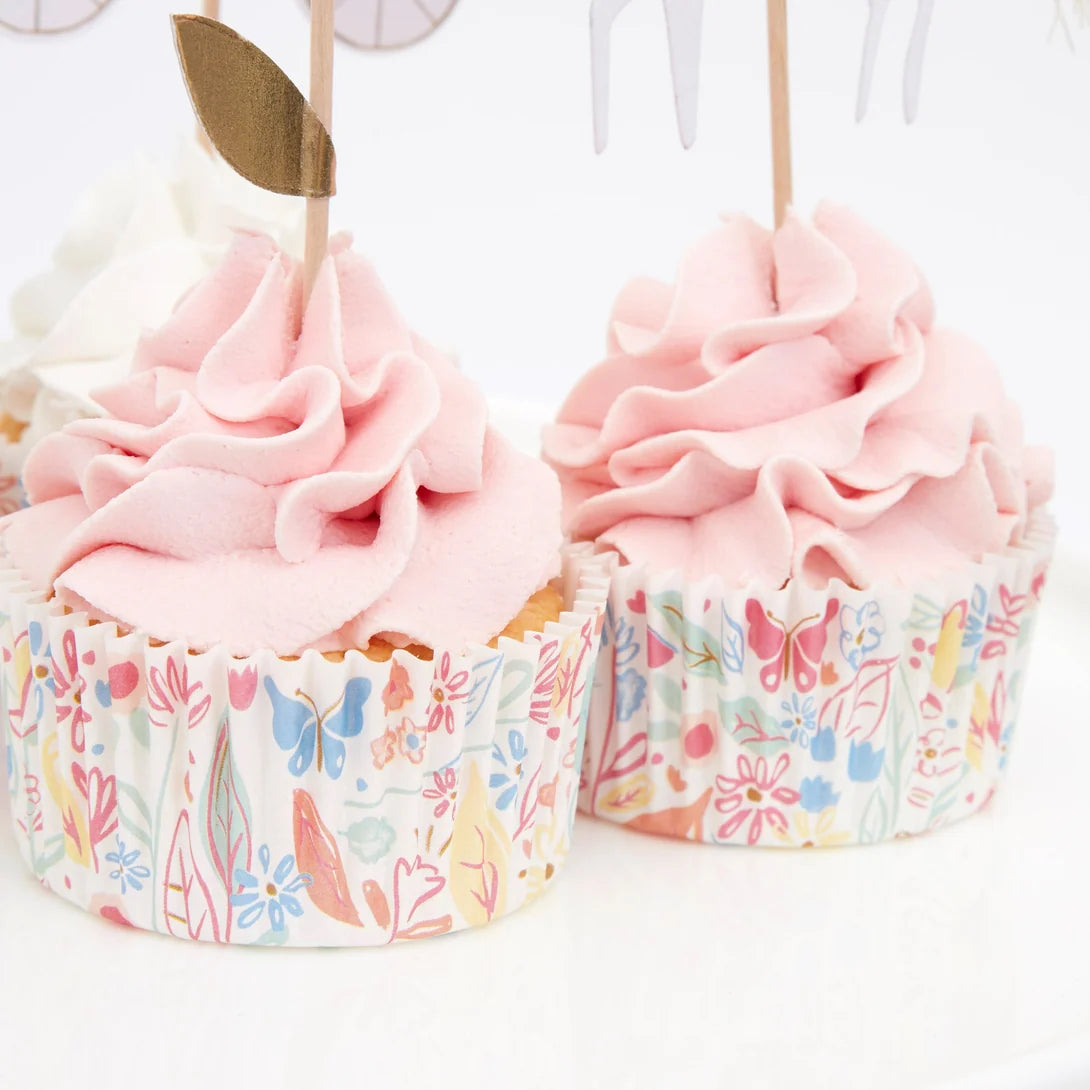 Kit Princess Cupcake (x 24 toppers)
