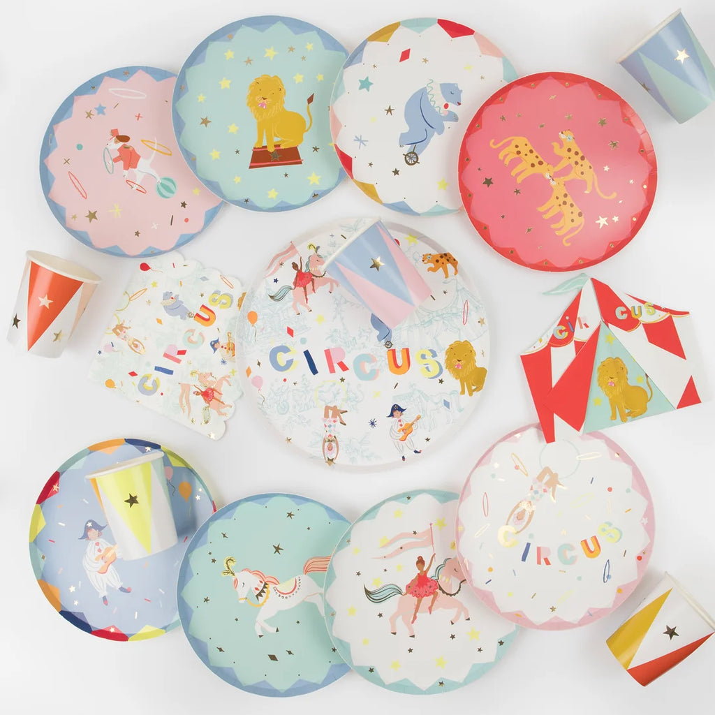 Tazas de circo (x 8)