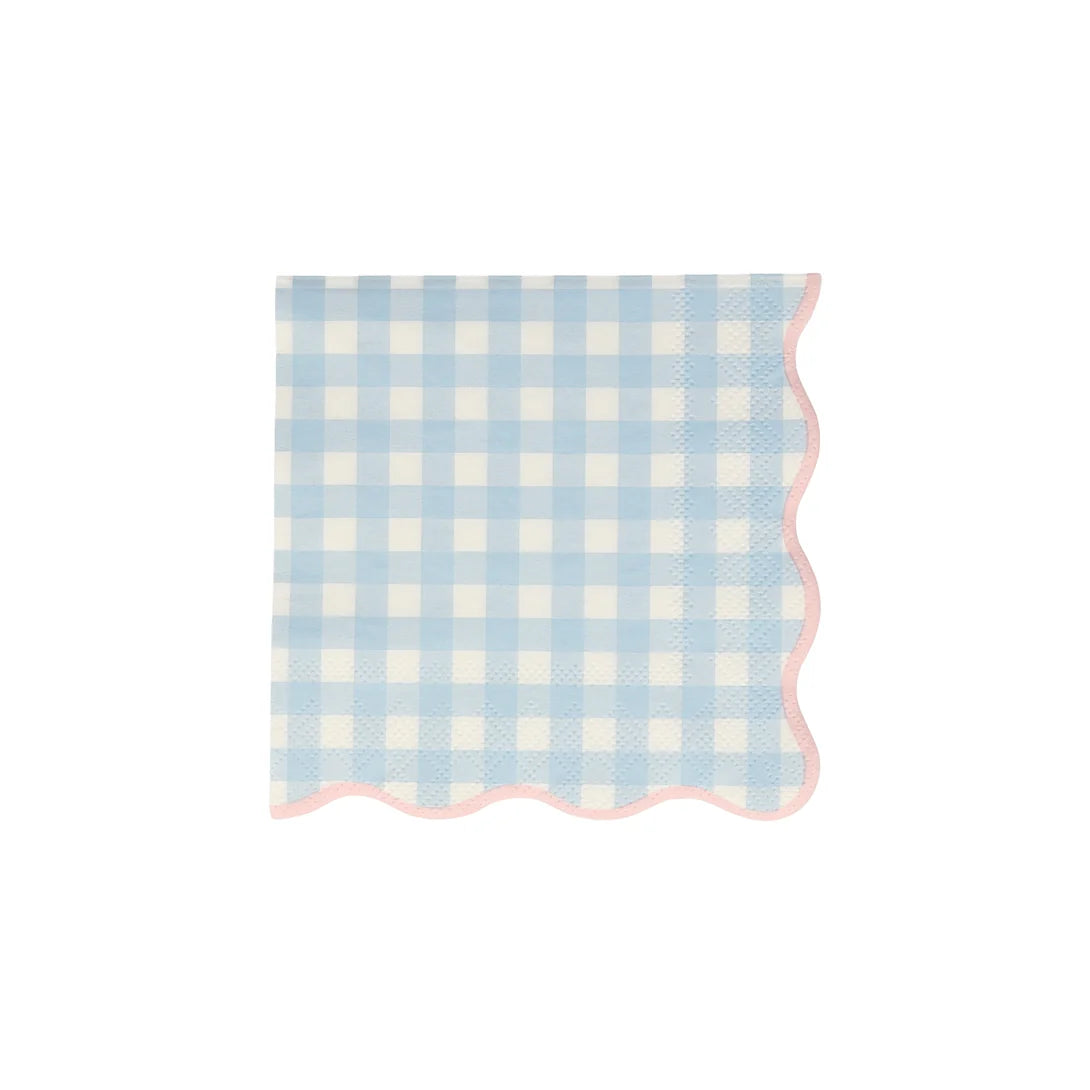 Gingham Small Napkins (x 20)