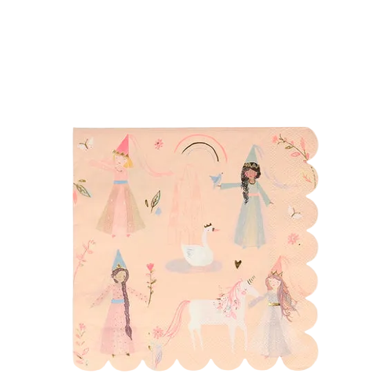 Servilletas Princesas y Unicornio (16 uds.)