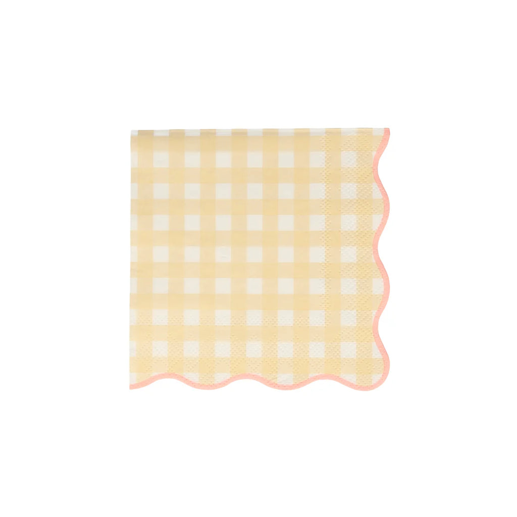 Gingham Small Napkins (x 20)