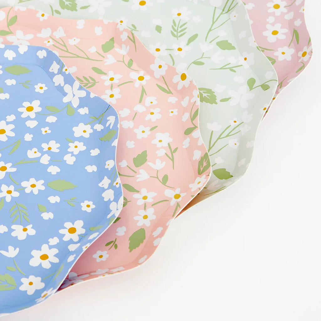 Platos Florales Ditsy (x 12)