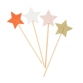 Varitas de estrellas de purpurina (juego de 8)