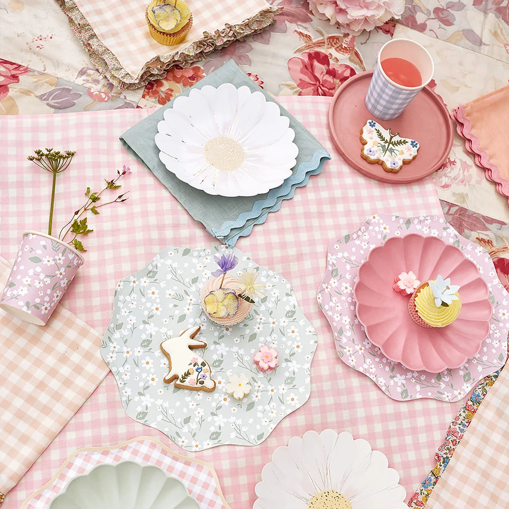 Platos Florales Ditsy (x 12)