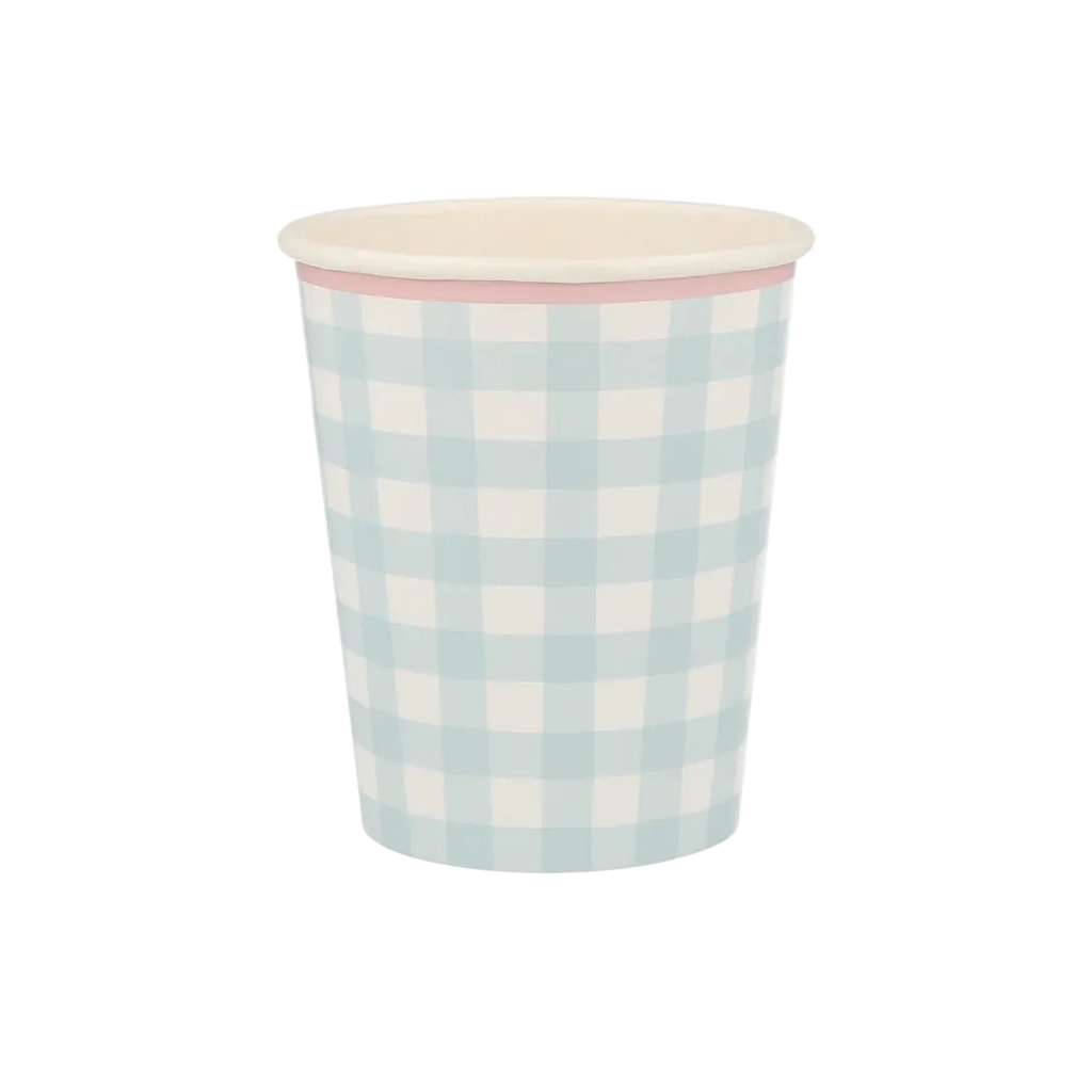 Vasos Gingham (x 12)