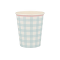 Vasos Gingham (x 12)