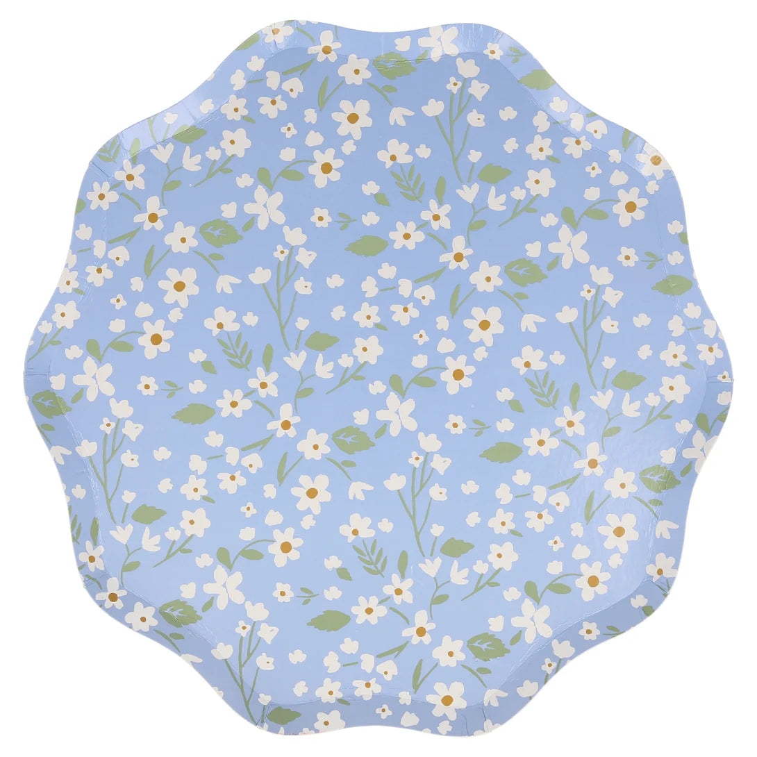 Platos Florales Ditsy (x 12)