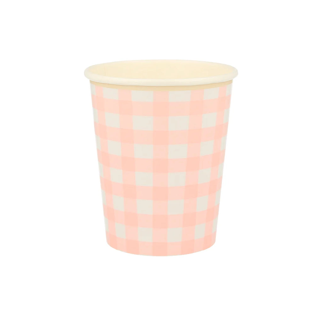 Copas de gingham (x 12)