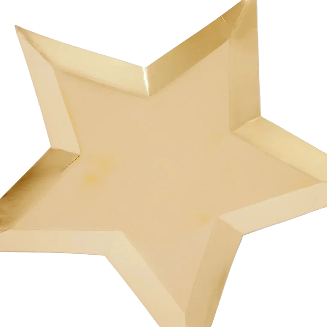 Platos Estrella Dorada (8 uds.)