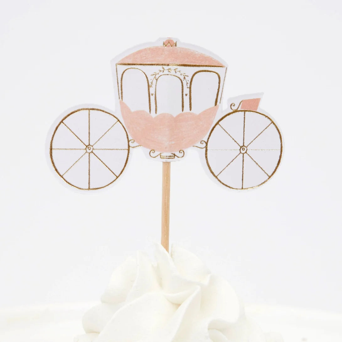 Kit Princess Cupcake (x 24 toppers)