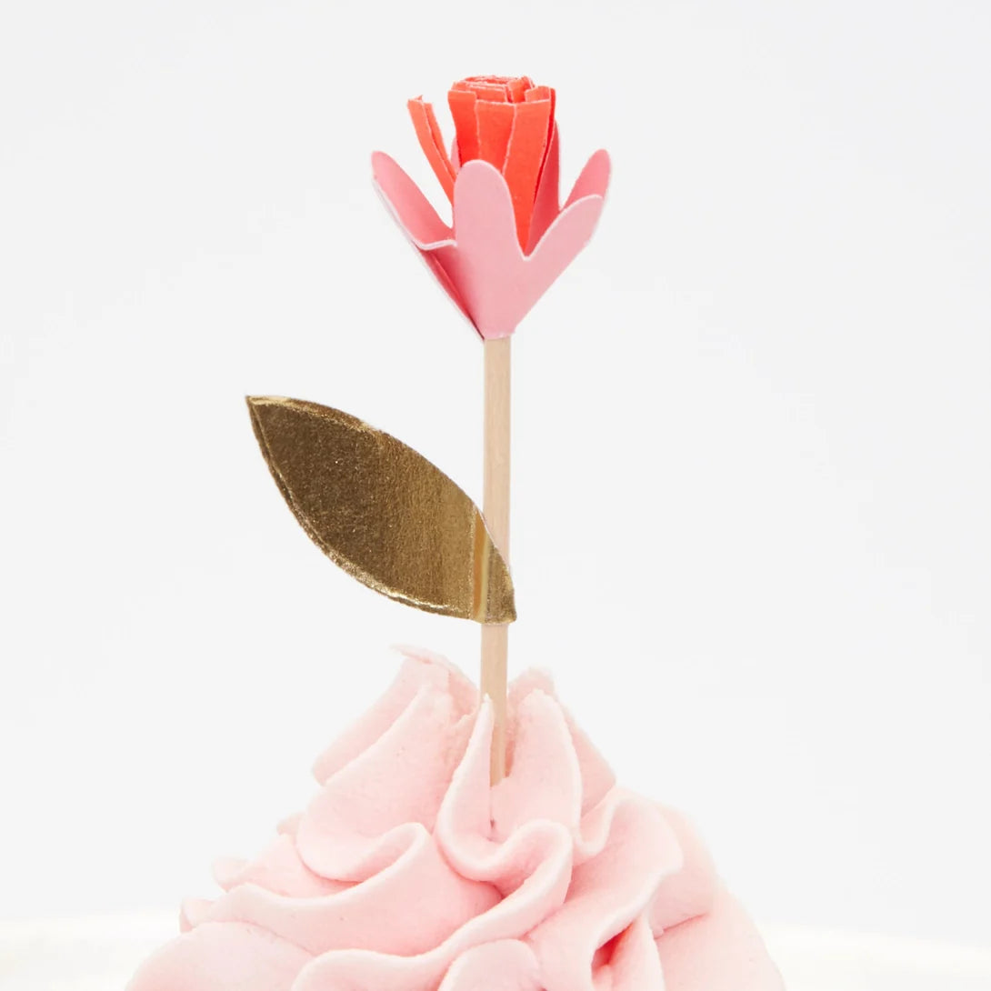 Kit Princess Cupcake (x 24 toppers)