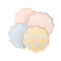 Platos de Postre Gingham (x 12)