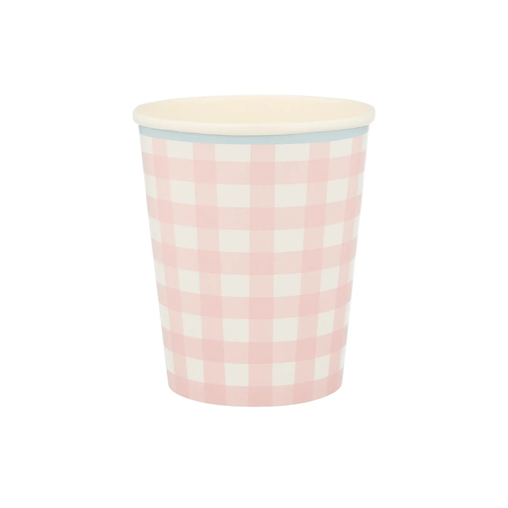 Copas de gingham (x 12)