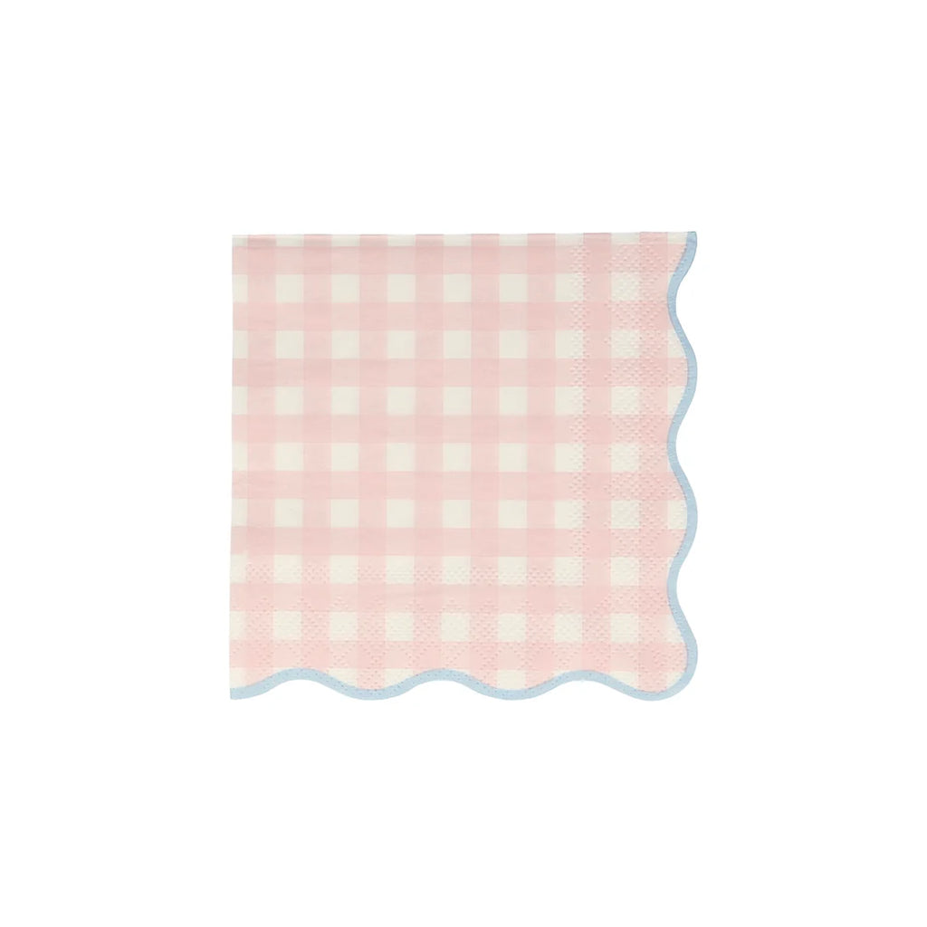 Gingham Small Napkins (x 20)