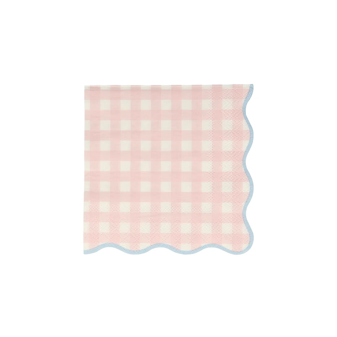 Gingham Small Napkins (x 20)