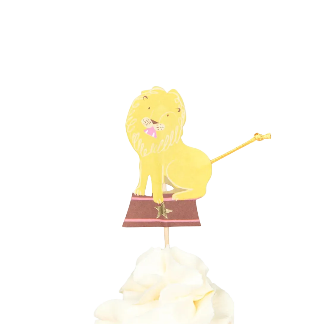 Kit de Cupcakes de Circo (24 toppers)