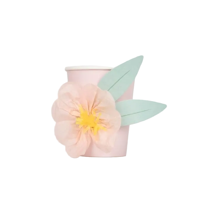 Vasos Flor de Pascua (8 uds.)