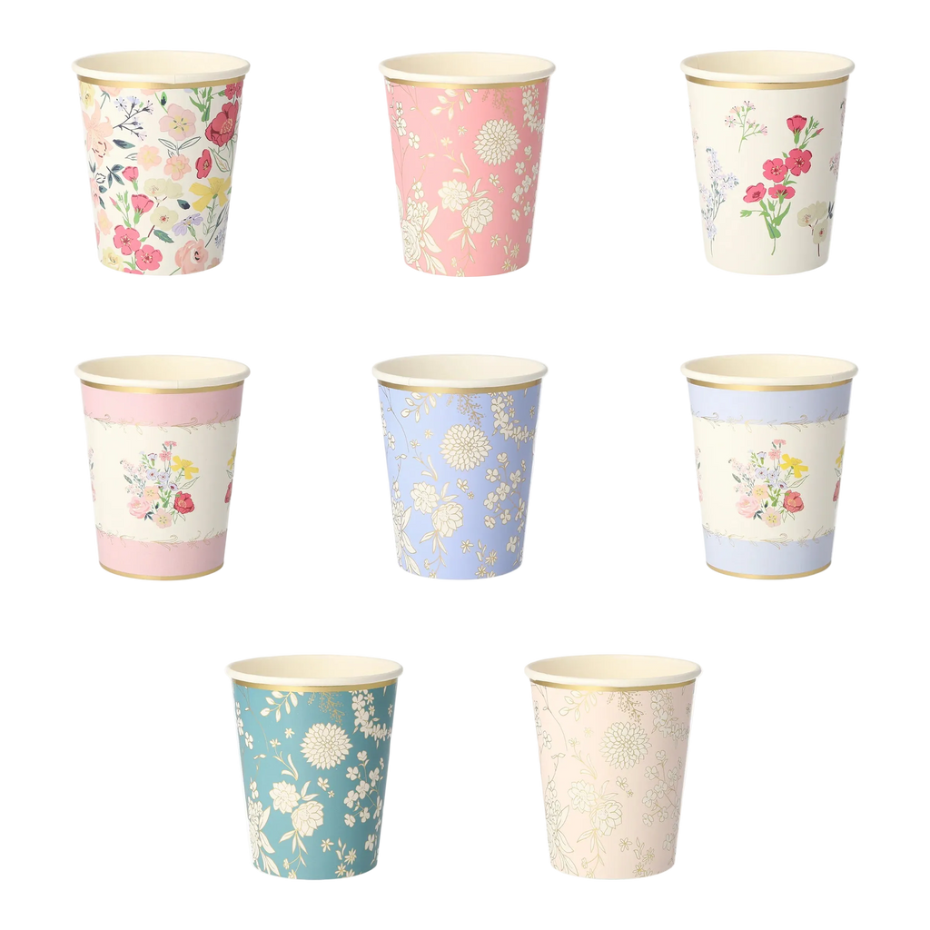 Vasos Jardín Inglés (8 uds.)