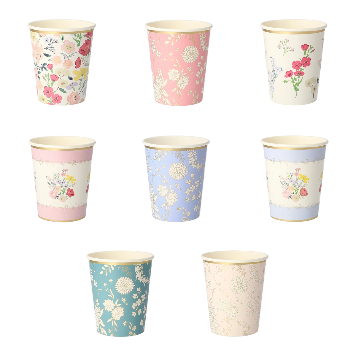 Vasos Jardín Inglés (8 uds.)