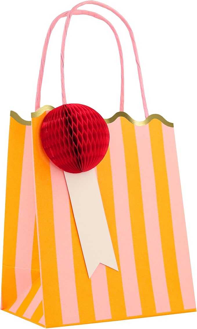 Meri Meri Bolsas de fiesta a rayas (paquete de 8)