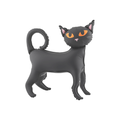 Globo Gato Negro de Pie