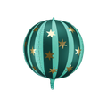 Globo Rayas 50 cm Verde Circo