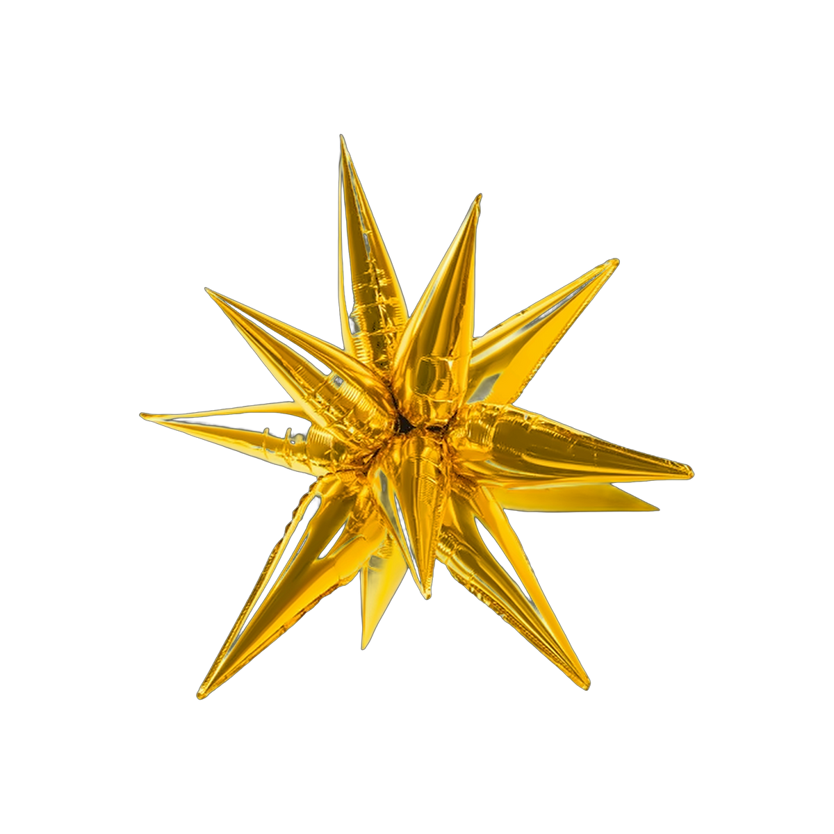 Globo estrella 3D dorado