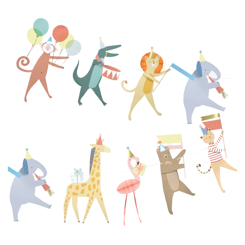 Guirnalda para el desfile de animales