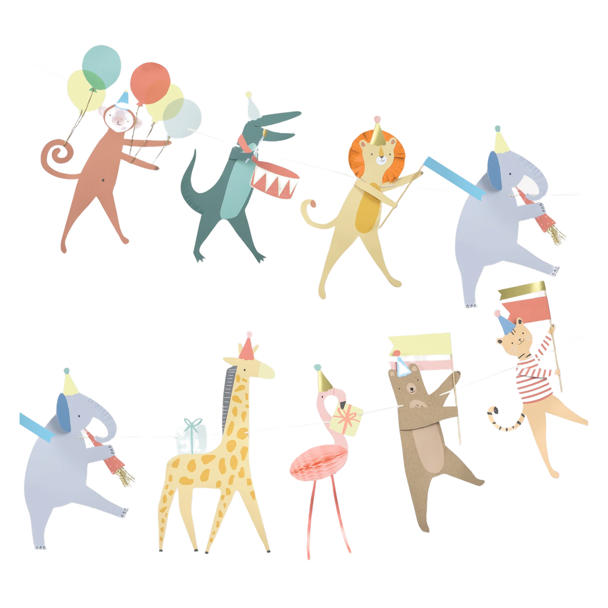 Guirnalda para el desfile de animales